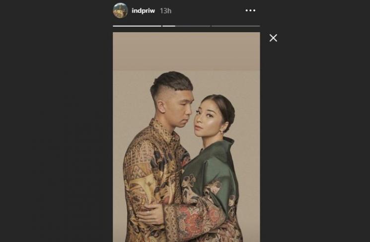 Nikita Willy dan Indra Priawan. (Instagram/@indpriw)
