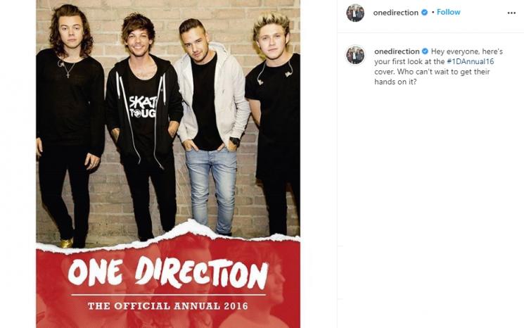 Perjalanan karier One Direction. (Instagram/@onedirection)