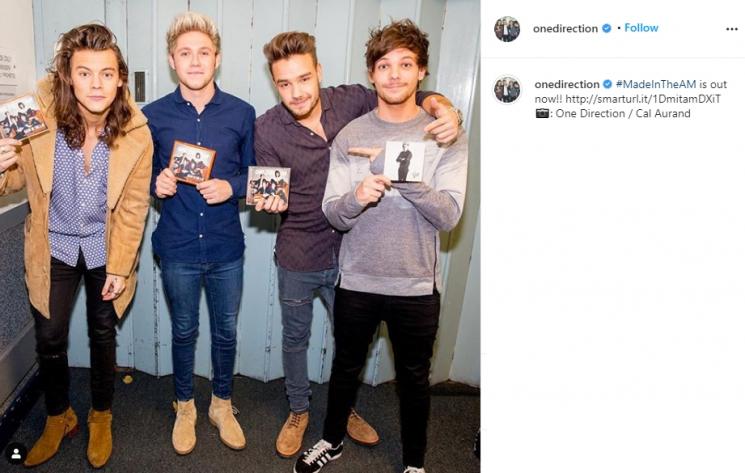 Perjalanan karier One Direction. (Instagram/@onedirection)