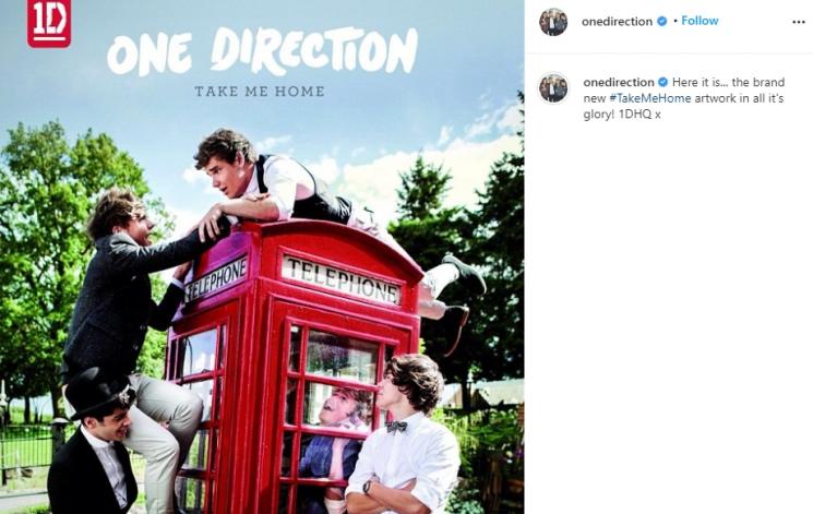 Perjalanan karier One Direction. (Instagram/@onedirection)