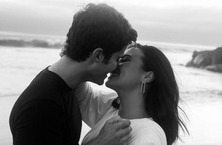 Demi Lovato dilamar Max Ehrich. (Instagram/maxehrich)
