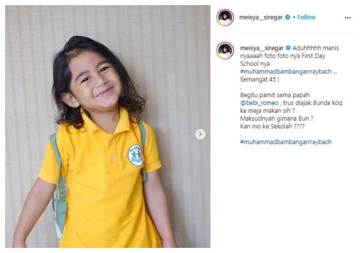 Muhammad Bambang Arr Reybach. (Instagram/@meisya_siregar)