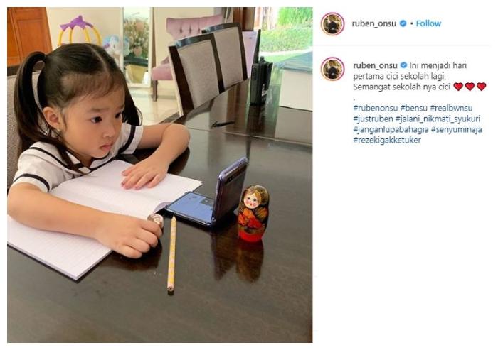 Thalia Putri Onsu. (Instagram/@ruben_onsu)