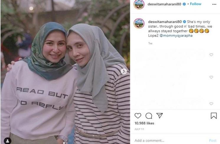 Deswita Maharani (Instagram @deswitamaharani80)
