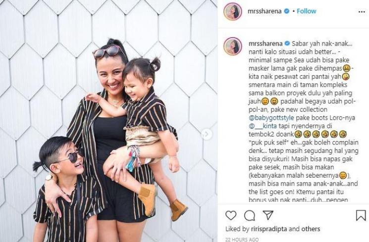 Rumah baru Sharena Delon. (Instagram/@mrssharena)