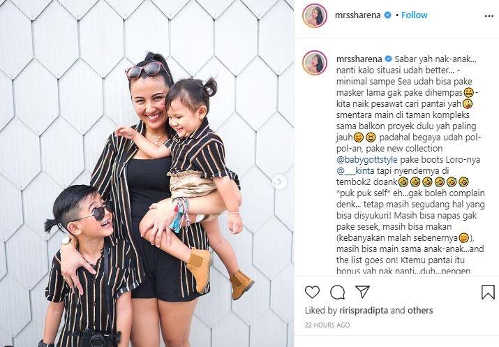 Rumah baru Sharena Delon. (Instagram/@mrssharena)