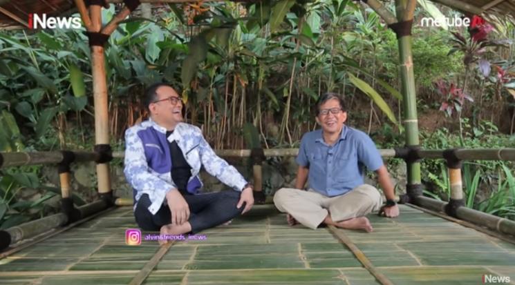 Rumah Rocky Gerung. (YouTube/Prime Show With Ira Koesno)