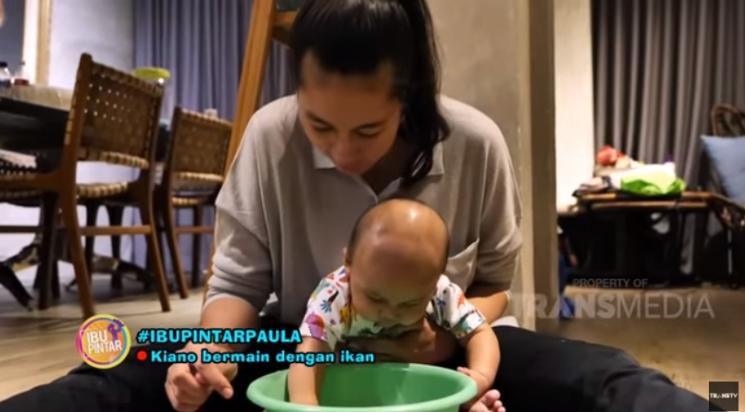 Paula Verhoeven dan Kiano Tiger Wong. (YouTube/TRANS TV Official)