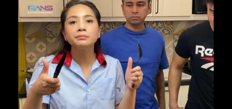 Raffi Ahmad, Nagita Slavina dan Chef Claudio Marcell Chandra (Youtube/Rans Entertainment)