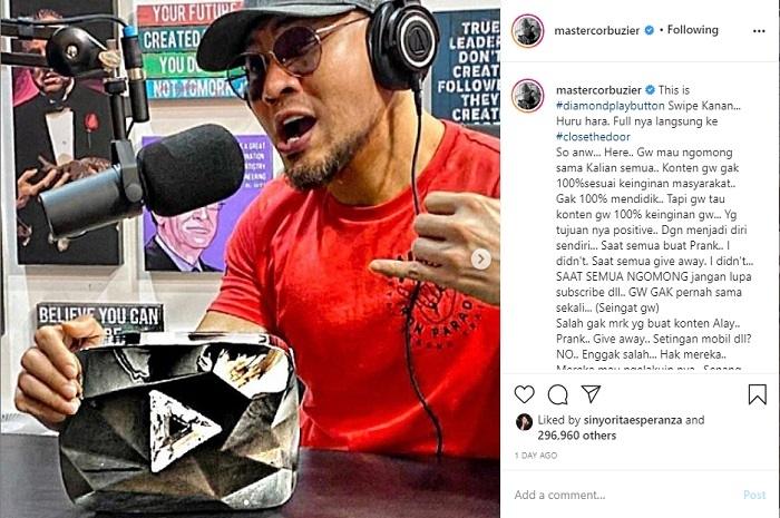 Deddy Corbuzier (Instagram @mastercorbuzier)