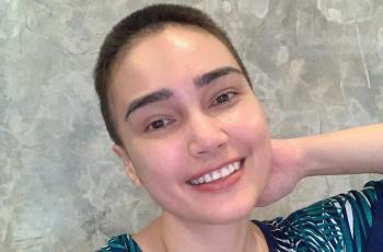 Tanpa Rambut Panjang, 3 Pemotretan Feby Febiola Tetap Memukau