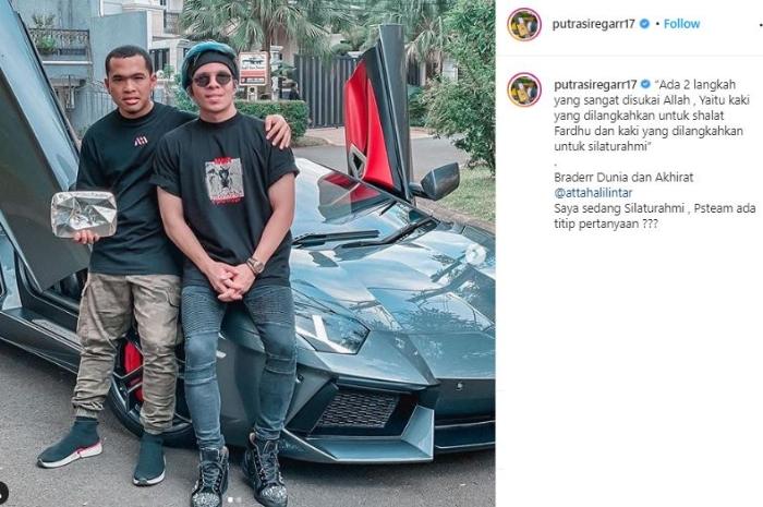 Putra Siregar bareng rekan artis. (Instagram/@putrasiregar17)