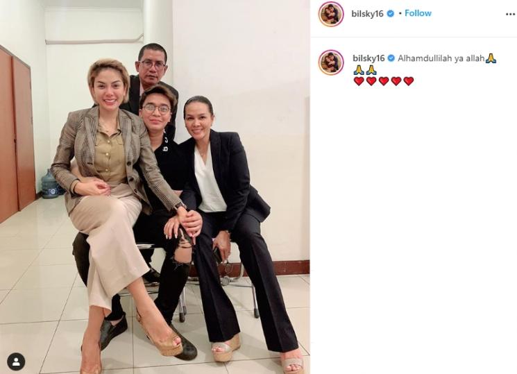 Billy Syahputra dan Nikita Mirzani. (Instagram/@bilsky16)