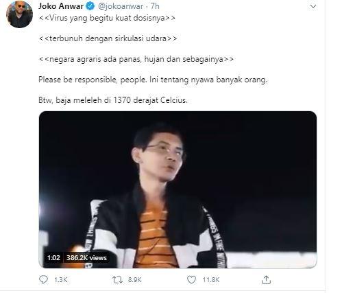 Joko Anwar. (Twitter)