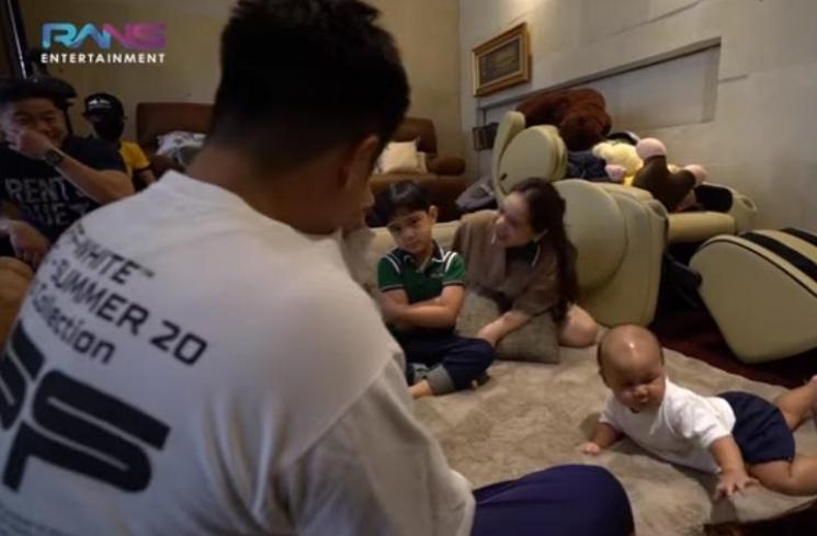 Rafathar ceramahin Baim Wong. (YouTube/RANS Entertainment)