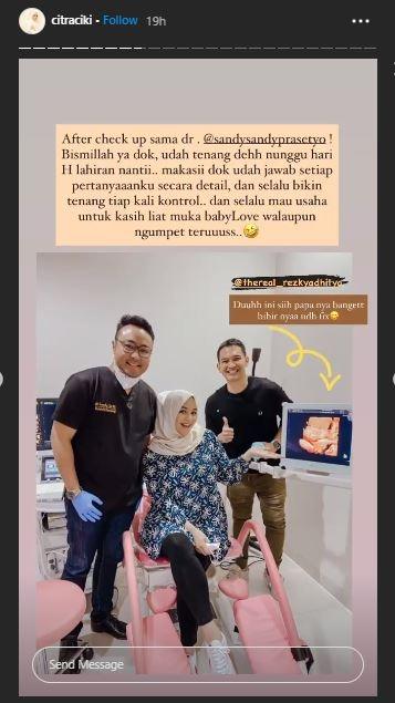 Citra Kirana dan Rezky Aditya. (Instagram/@citraciki)