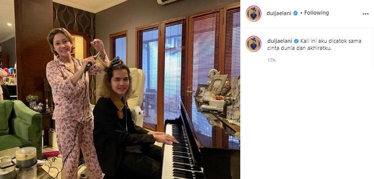 Dul Jaelani dan Maia Estianty. (Instagram/@duljaelani)
