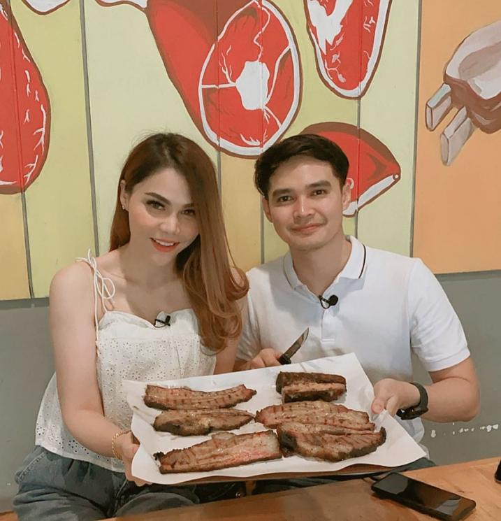 DJ Katty Butterfly dan Aiman Ricky. (Instagram @dj_kattybutterfly36)