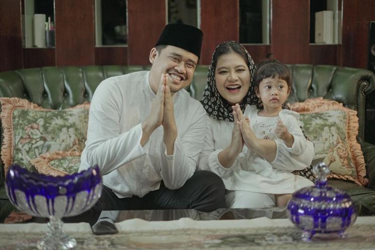 Keluarga kecil Kahiyang Ayu. (Instagram/@ayanggkahiyang)