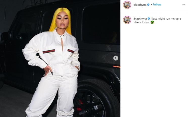 Seleb yang bergabung di aplikasi OnlyFans. (Instagram/@blacchyna)