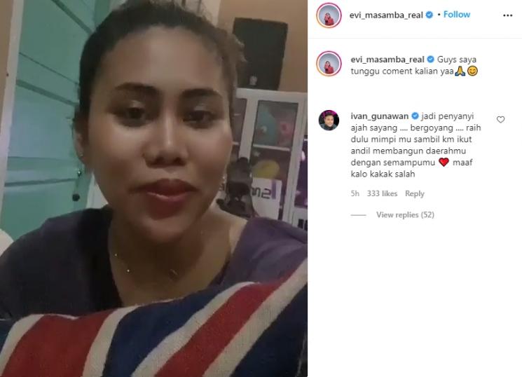 Ivan Gunawan komentari pencalonan bupati Evi Masamba. (Instagram/@evi_masamba_real)