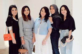 5 Momen Dadakan Baby Shower Ussy Sulistiawaty, Geng Teletubbies Ngumpul