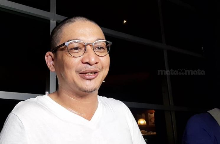 Rambut plontos Pasha Ungu. [MataMata.com/Herwanto]