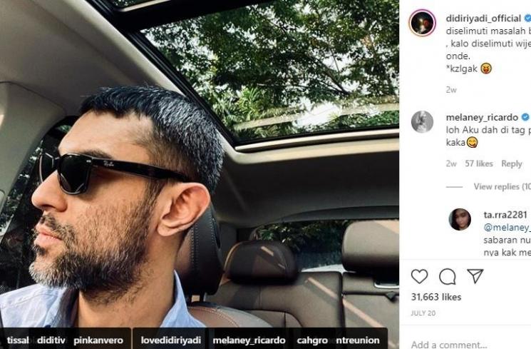 Didi Riyadi suka tag foto selfie ke artis. (Instagram/didiriyadi_official)