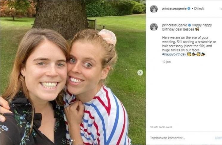 Sang Ratu mengucapkan selamat ulang tahun kepada Putri Beatrice (Instagram/TheRoyalFamily))