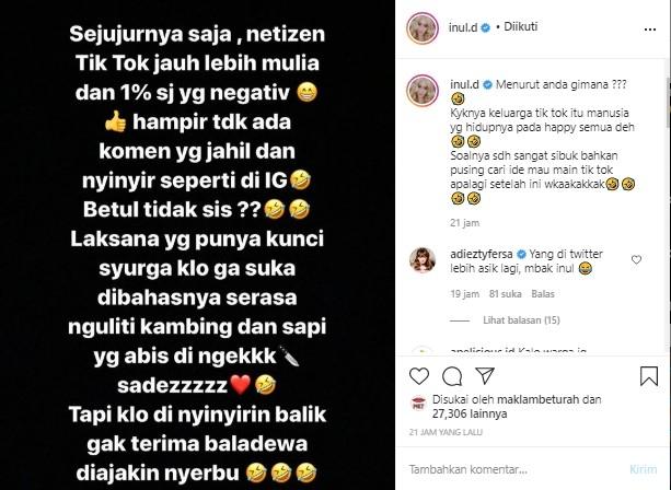 Unggahan Inul Daratista (Instagram/Inul_d)