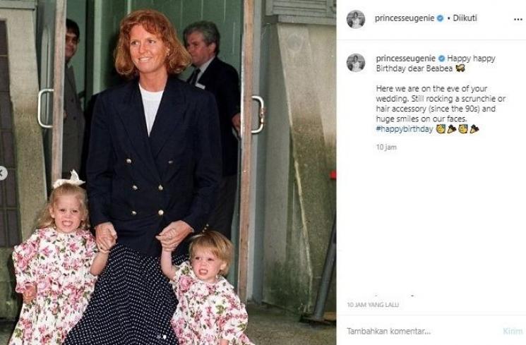Unggahan Putri Eugenie (Instagram/PrincessEugenie)