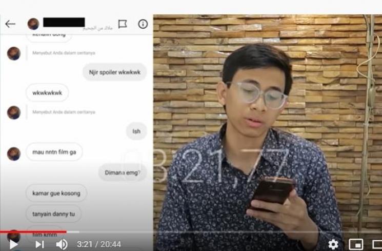 Turah Parthayana beri klarifikasi. (Youtube)