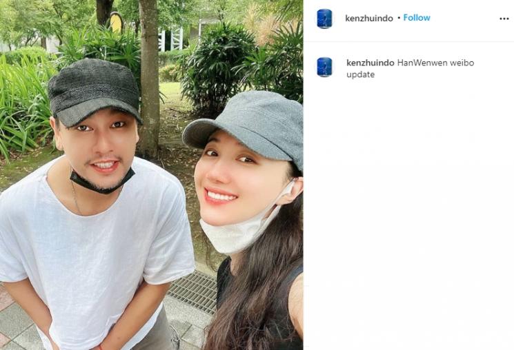 Ken Zhu dan istri, Wenwen Han (Instagram/@kenzhuindo)