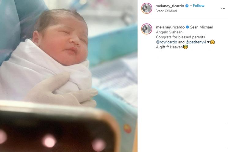 Anak Roy Ricardo lahir (Instagram/@melaney_ricardo)