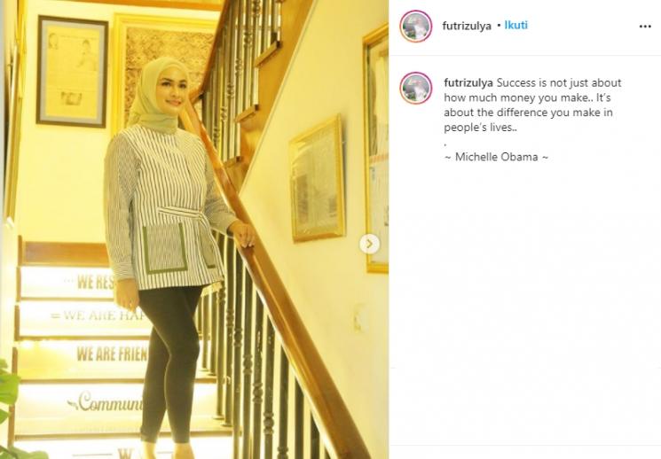 Futri Zulya, istri Mumtaz Rais (Instagram/@futrizulya)