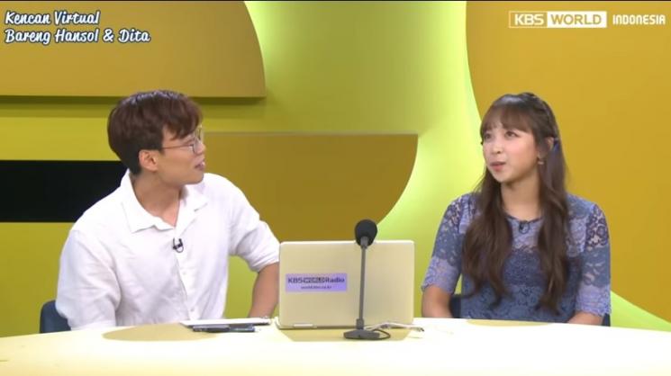 Dita Karang dan Jang Hansol (YouTube/KBS World Indonesia)