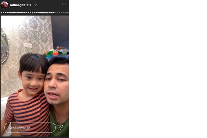 Momen ulang tahun Rafathar (Instagram @raffinagita1717)