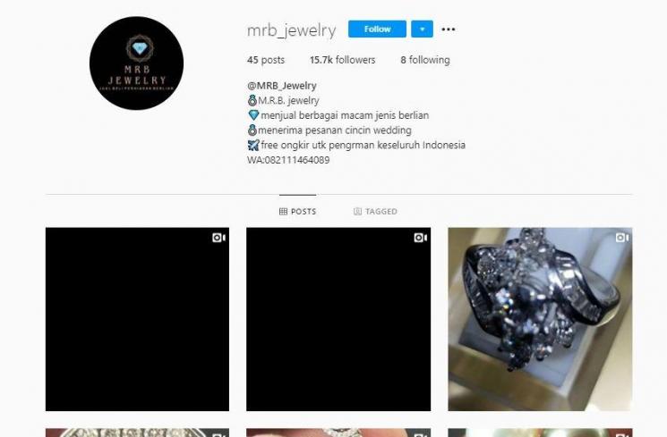 Rizky Billar. (Instagram/@mrb_jewelry)