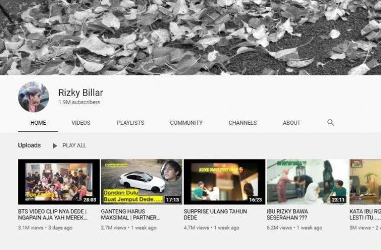 Rizky Billar. (Youtube/RizkyBillar)