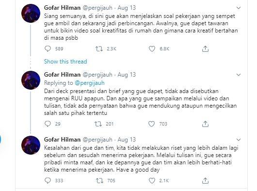 Gofar Hilman. (Twitter/@pergi_jauh)