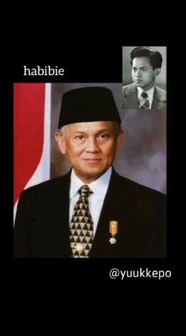 Potret masa muda Presiden RI. (Instagram/@yuukkepo)