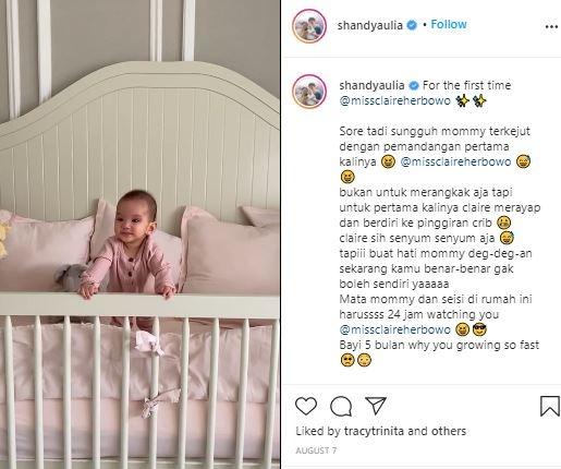 Claire Herbowo. (Instagram/@shandyaulia)