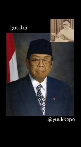 Potret masa muda Presiden RI. (Instagram/@yuukkepo)