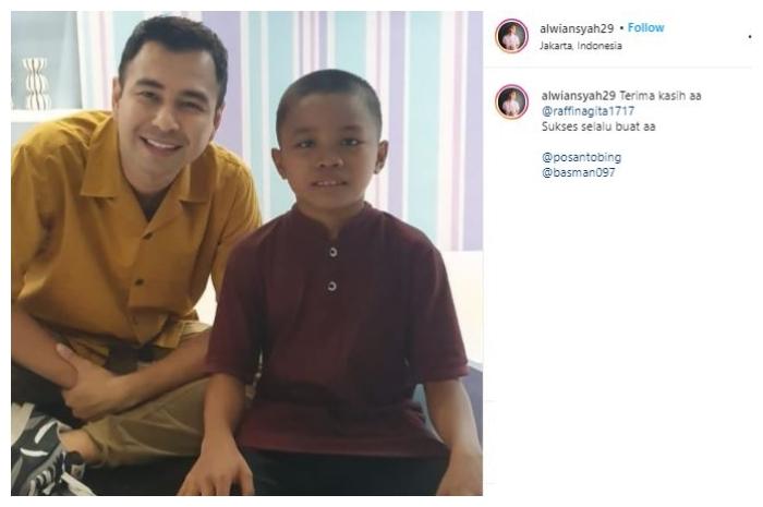 Bocah viral dengan ekspresi kocak, Alwiansyah. (Instagram/@alwiansyah29)