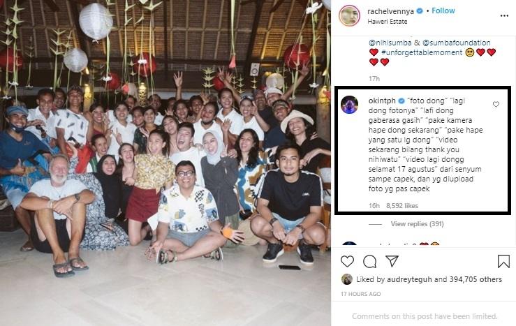 Postingan Rachel Vennya. (Instagram/@rachelvennya)