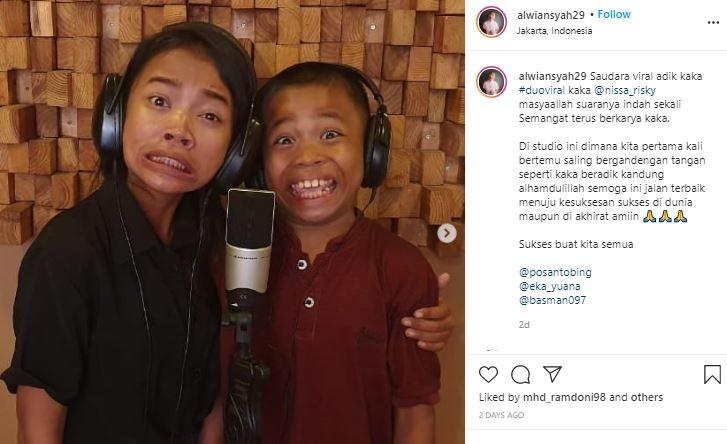 Bocah viral dengan ekspresi kocak, Alwiansyah. (Instagram/@alwiansyah29)