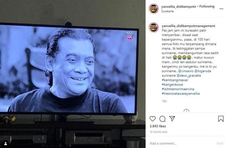 100 hari meninggalnya Didi Kempot (Instagram @yanvellia_didikempotmanagement)