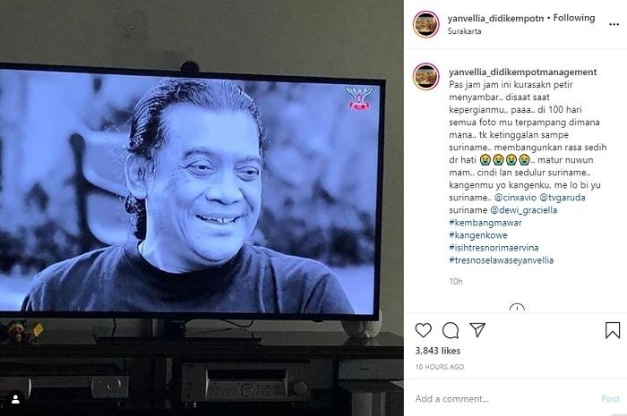 100 hari meninggalnya Didi Kempot (Instagram @yanvellia_didikempotmanagement)