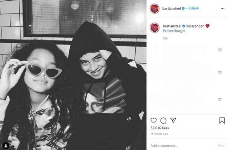 Bastian Steel dan Romaria (Instagram @bastiansteel)