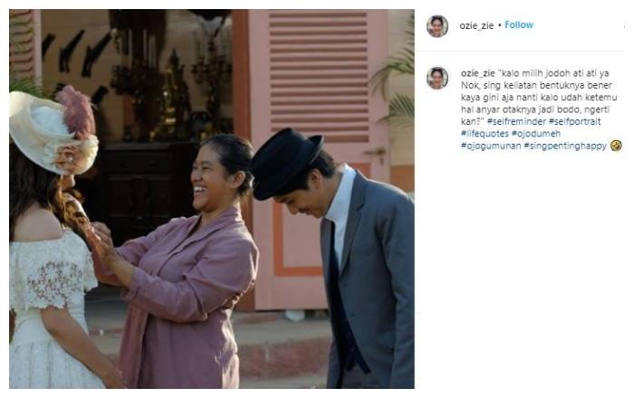 Siti Fauziah Saekhoni, pemeran Bu Tejo yang viral. (Instagram/@ozie_zie)